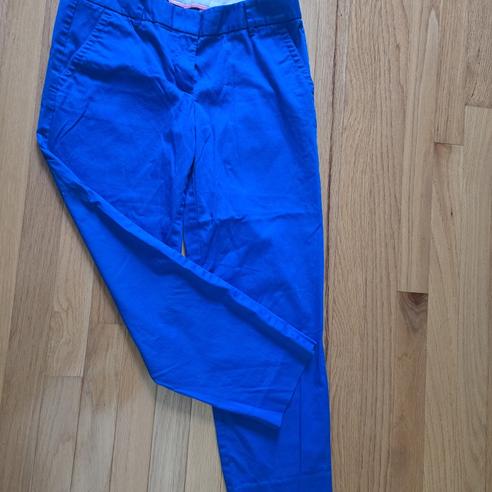 J. Crew Men's Vibrant Blue Chinos